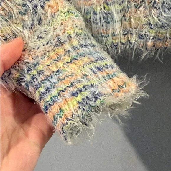 Free People Pastel V-Neck Sweater - Picture 3 of 3